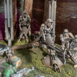 Star Wars AT-ST Diorama - Star Wars Legion Speeder Bikes