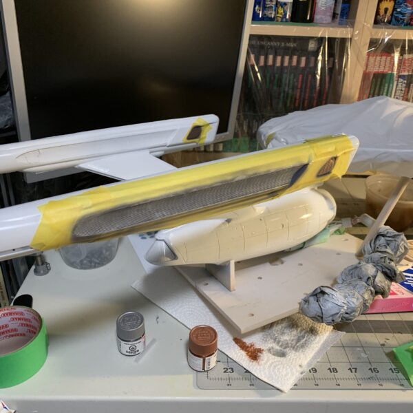 Polar Lights Refit Enterprise: Re-deco log, Part 2, adding detail to the warp nacelles