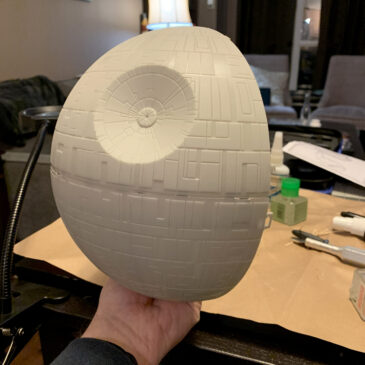 Death Star Build Log - AMT Ertl Death Star Construction