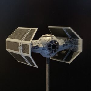 Death Star Mobile Build Log Part 3 - Bandai 1:144 Darth Vader's TIE Fighter complete