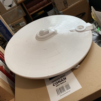 Polar Lights Refit Enterprise: Re-deco log, Part 4: Look at that shine!