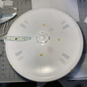 Polar Lights Refit Enterprise: Re-deco log, Part 5: Lower saucer, paint detail
