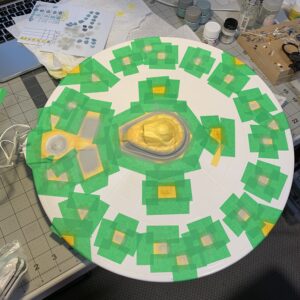 Polar Lights Refit Enterprise: Re-deco log, Part 5: Painting the upper saucer