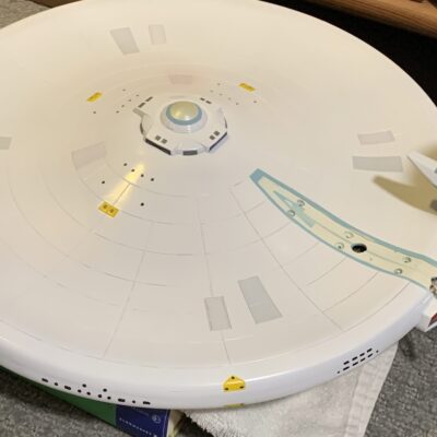 Polar Lights Refit Enterprise: Re-deco log, Part 5: Lower saucer finished detail