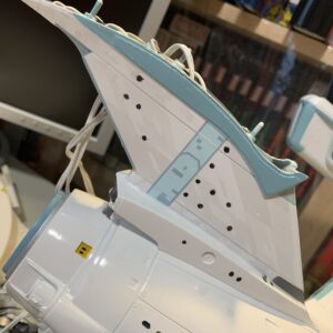 Polar Lights Refit Enterprise: Re-deco log, Part 6: First decal applied!